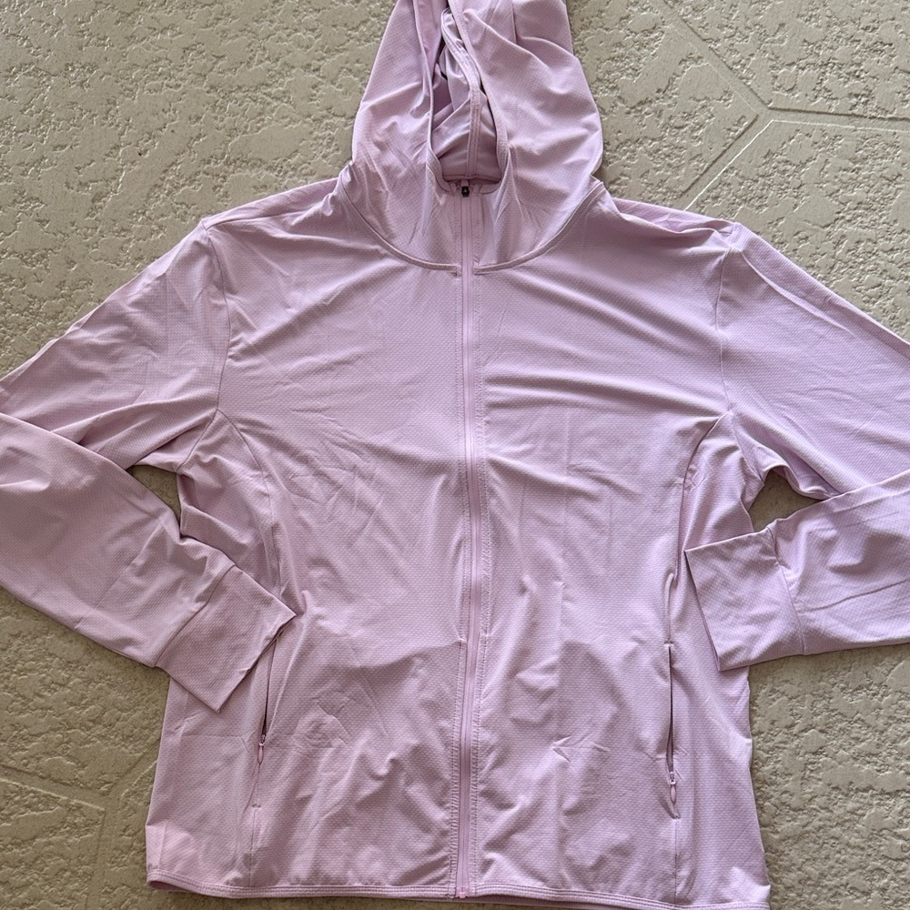Libian Light Pink Hooded Utility Jacket
